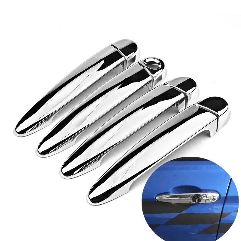 For BMW 4 Series 2013- Chrome Car Door Handle Cover Trim Sticker Styling Auto Accessories