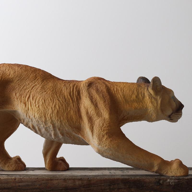 Light Luxury & High Simulation Cougar Animal Model Action Figure Gift Room Ornament Gk Decoration Trendy Toy Collector'S Gift