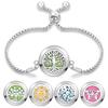 Women's Openable Titanium Steel Essential Oil Diffuser Bracelet