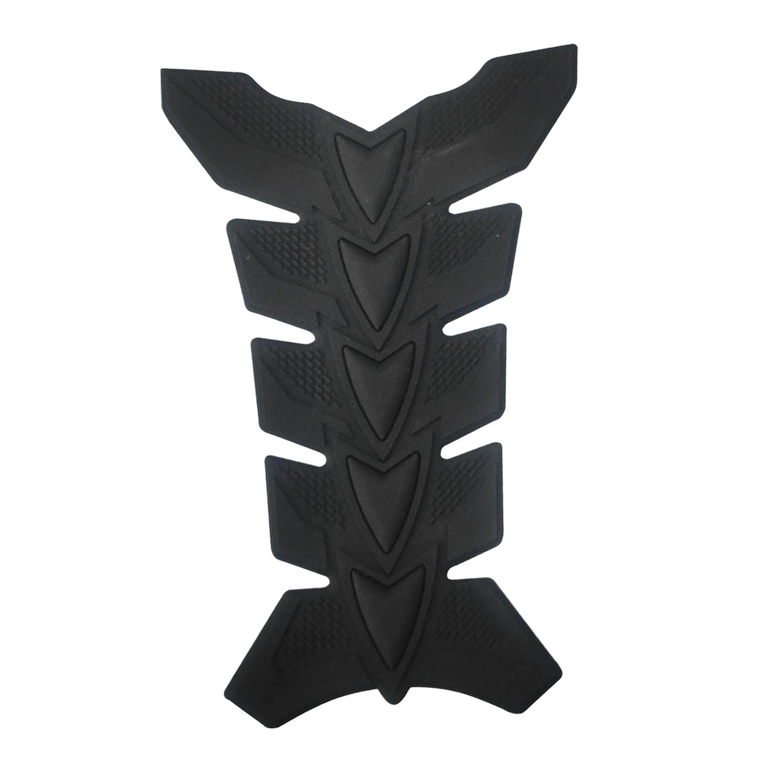 

Универсальная защитная накладка на бензобак мотоцикла, наклейка на крышку топливного бака, 3D-резиновая наклейка на топливный бак Fishbone, универсальная наклейка на масляный бак чёрный