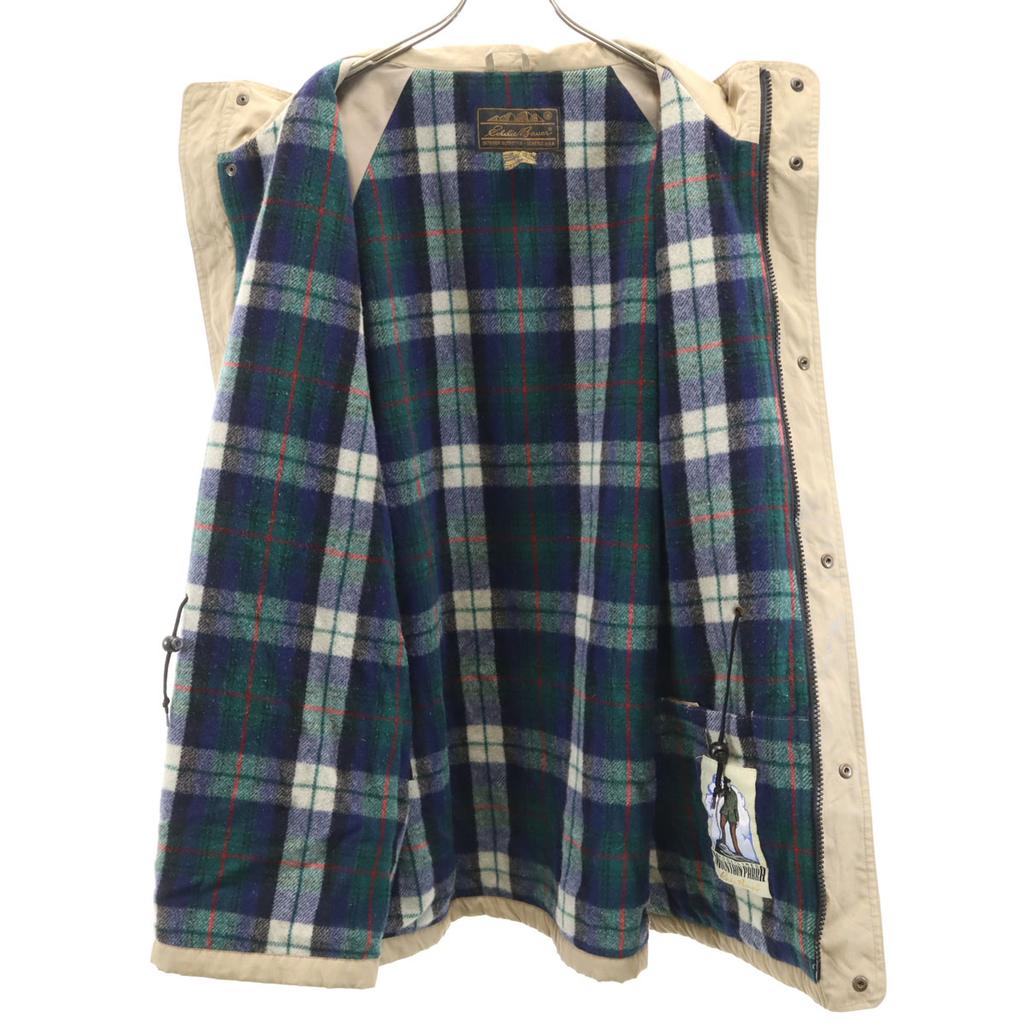 EDDIE BAUER 90er Jahre Alter Schwarzer Anhänger Mantel XL Gurege Outdoors Herren Gebraucht