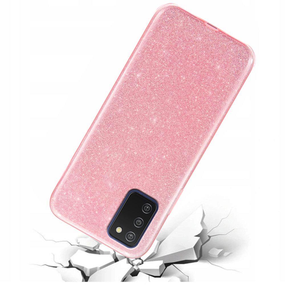 Glitter Case for Samsung Galaxy A03s, Pink