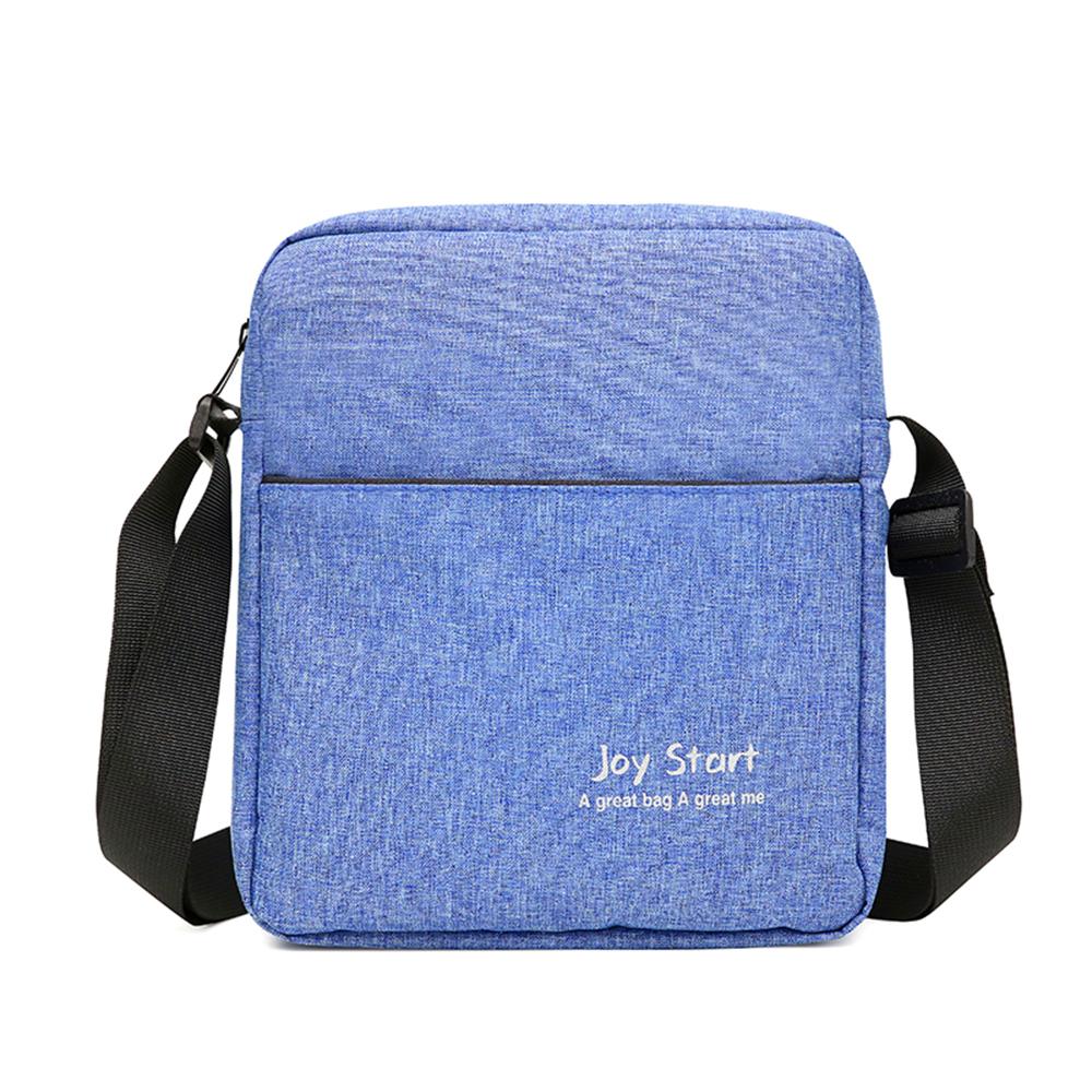 Men'S Shoulder Bag Mobile Phone Bag Simple And Durable Oxford Cloth Light And Large Capacity Commuter Travel Slung Small Bag.