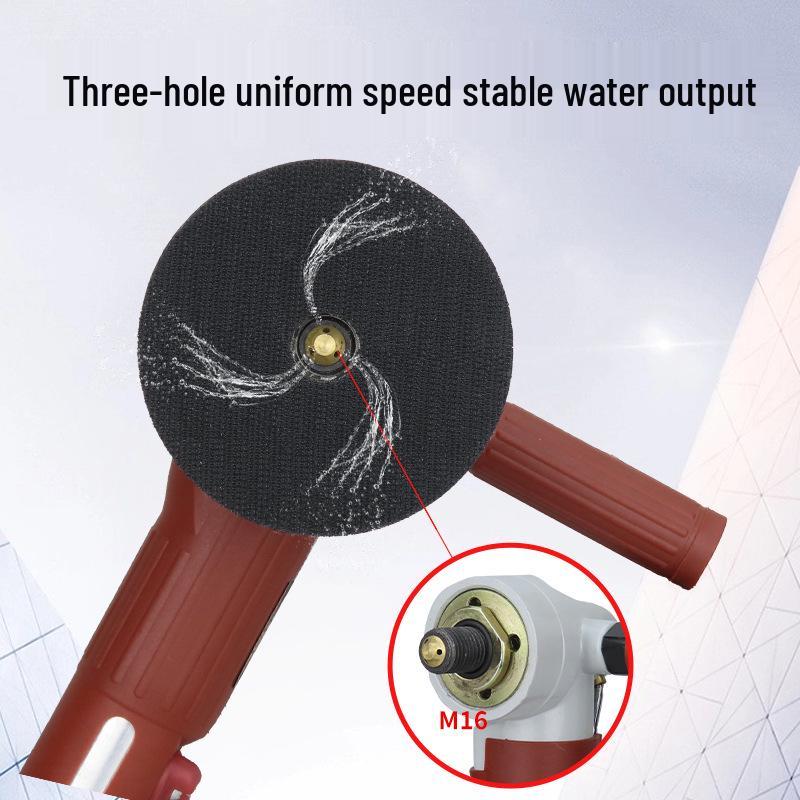 Gaobao Pneumatic Wet Polisher: 3" & 4" Air-Powered Water-Feed Stone Grinder.