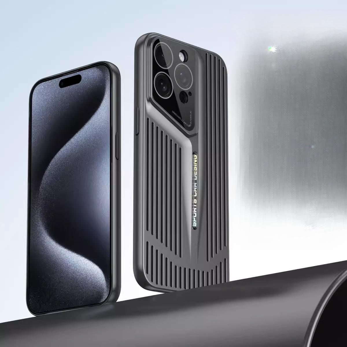 

Applicable To Apple 16 Blade Breathable Phone Case IPhone 15 with Lens Film 14proMax Cool Dissipation 13 Protector Case iPhone12pro