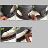 Leather Auto Steering Soft Anti-slip Wheel Cover Protect Car Sleeve