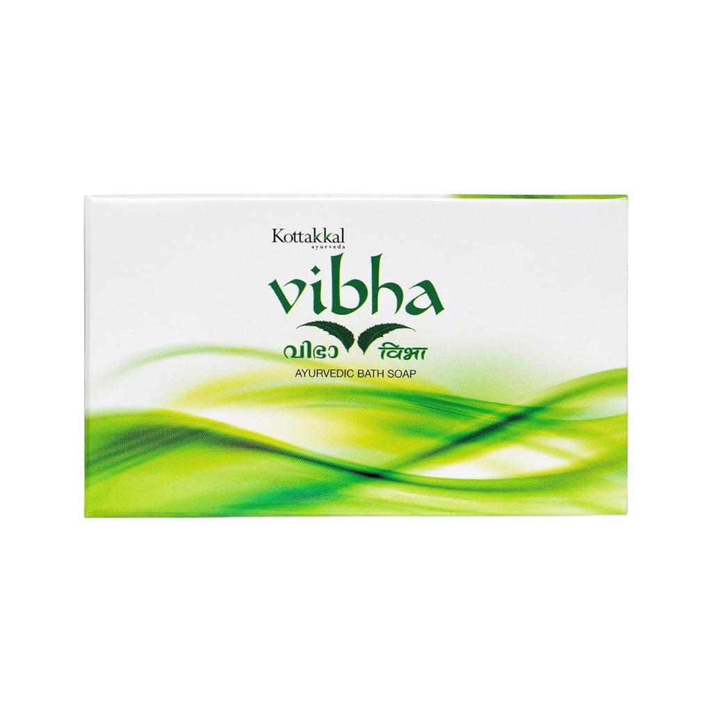 Kottakkal Ayurveda Vibha Handgemachte Seife 75 g Packung mit 4 Stück für frische, glatte und strahlende Haut Tägliche Anwendung