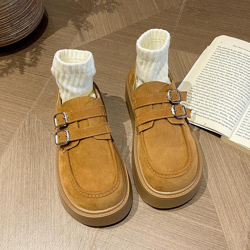Fashion Platform Women Flats Shoes Autumn Fashion Running Sneaker 2025 Suede Designer Loafers Shoes Woman New Walking Zapatillas Mujer