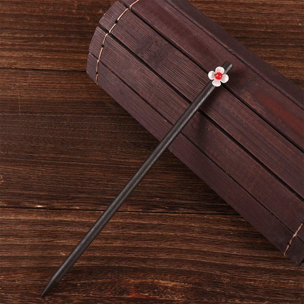 Disk Hair Chinese Style Vintage Classic Hair Sticks Wooden Hairpin Flower Hairpins Hair Accessories