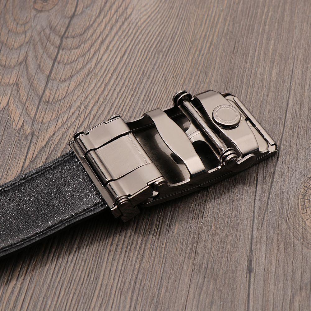 Luxury Strap High-Quality Waist Belts Automatic Buckle Ratchet Waistband Leather Belts