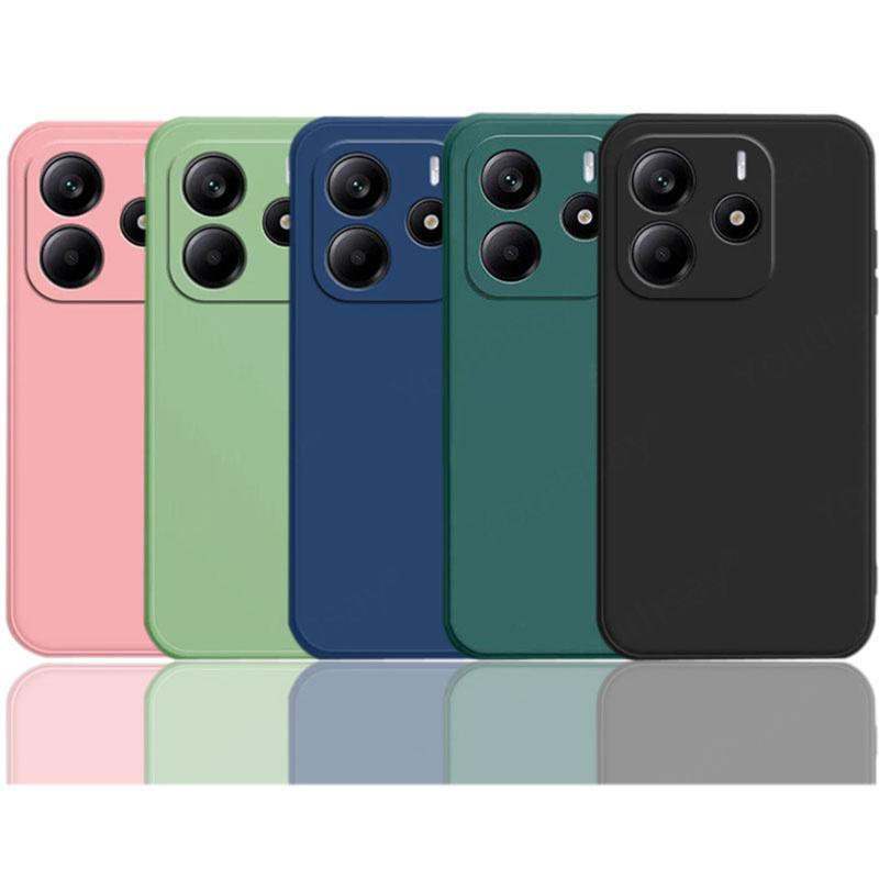 Do Redmi Note 14 4G Etui silikonowe z płynem Redmi Note 14 Obudowa Fundas Coque Miękka TPU Ochraniacz aparatu Etui na telefon Redmi Note 14