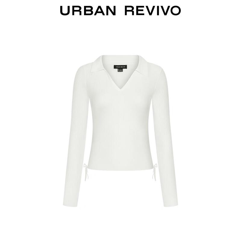 UR Women's Fall 2025 Tie-Up Knit Polo Shirt