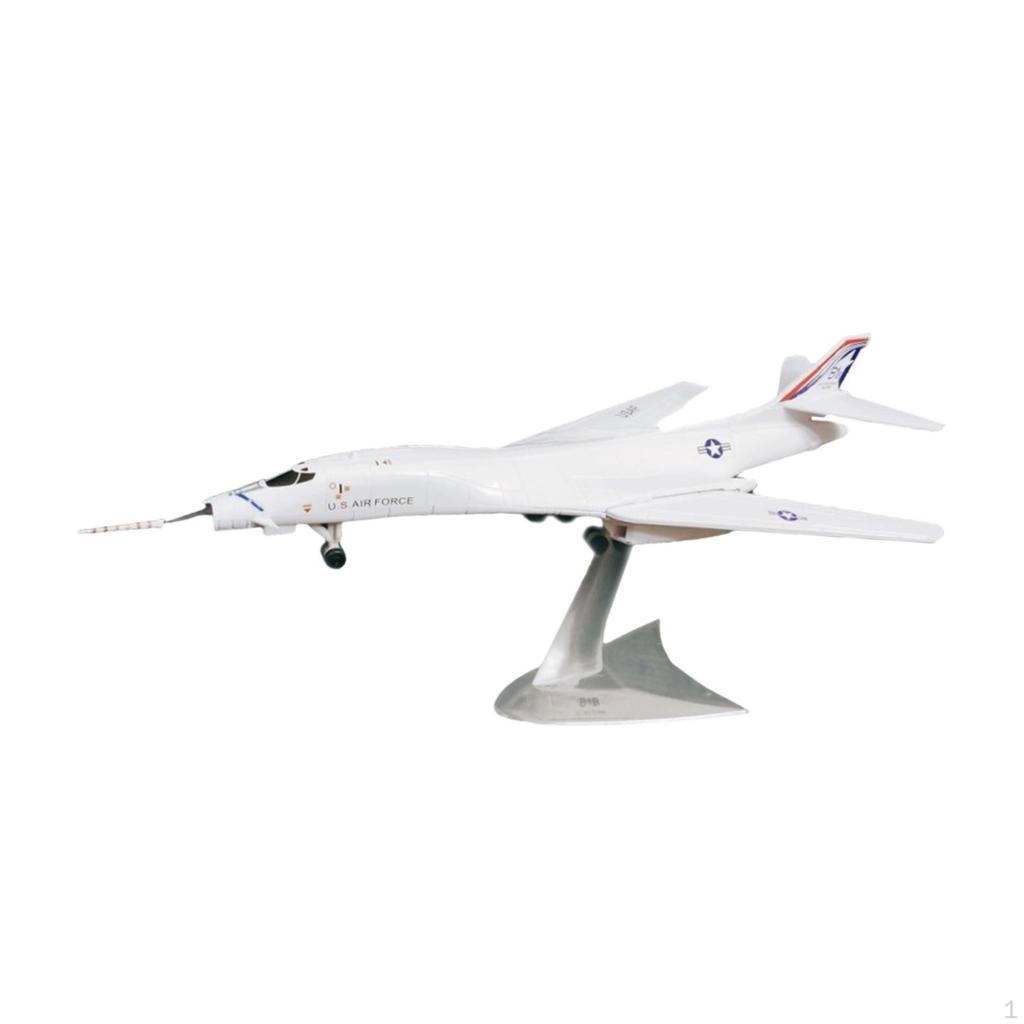 1/144 Diecast Alloy Aircraft Model with Stand, Decorative Plane for Home and Cafe