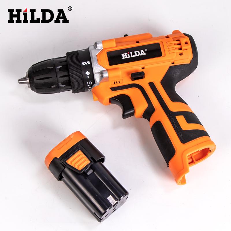 Hilda Lithium Battery Rechargeable Hand Drill & Multi-Function Electric Screwdriver Set