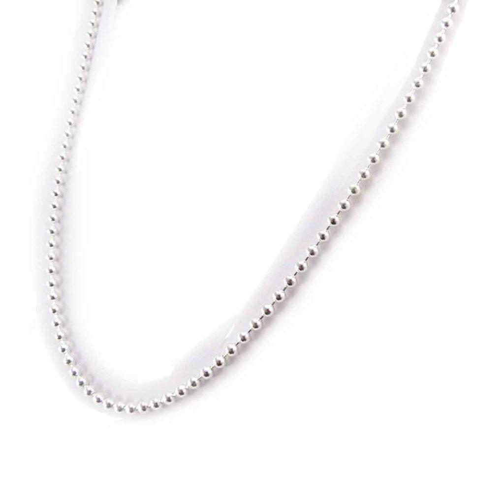 Les Trésors De Lily [C7451] - Chaine Argent 'Micro-Billes' 50 cm 3 mm
