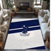 Tottenham Hotspur Theme Rug Soft Crystal Velvet Area Rug Non-Slip Floor Carpet for Living Room Bedroom Nursery