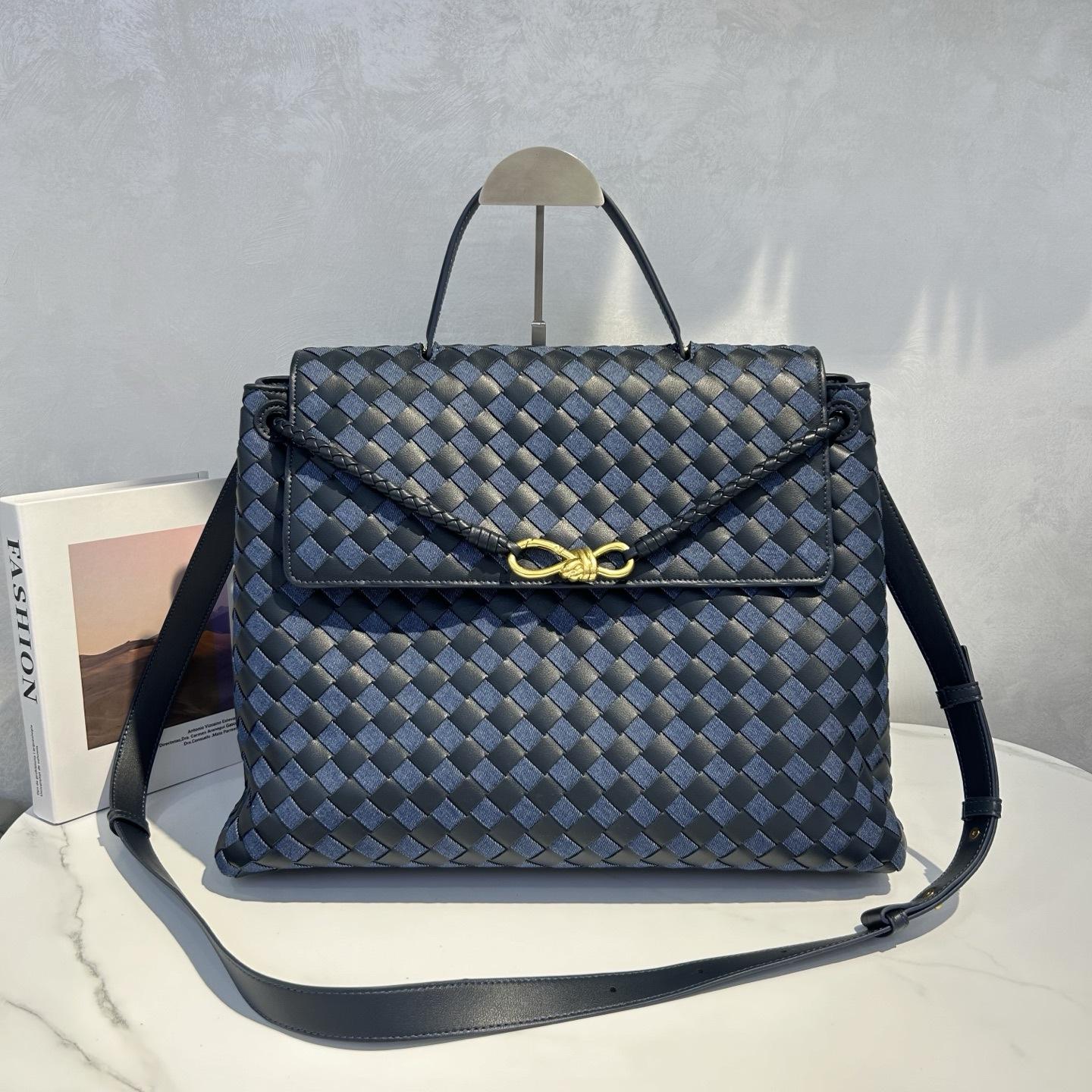 

2025 Imported High-Grade Genuine Leather Woven Bag Cross-Border Fashion Cowhide Handbag Large-Capacity Single-Shoulder Diagonal Bag For Women 42x16x30cm