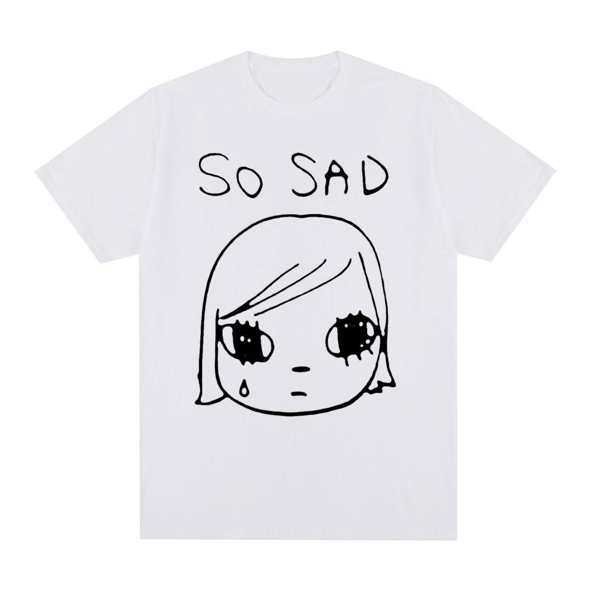 

Yoshitomo Nara Грустная Винтажная Футболка Япония Вечеринка Хлопок Мужская Футболка Новая Футболка Футболка Женские Топы S