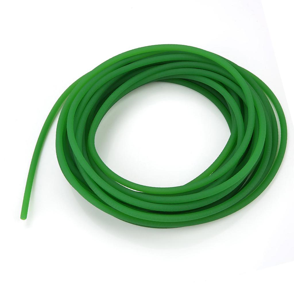 Green Rough Surface PU Polyurethane Round Belt for Drive Transmission(5mm*10m)