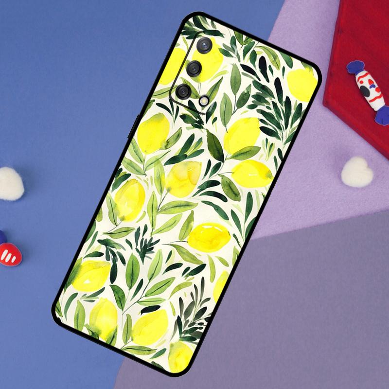 

Чехол для телефона с лимоном для OPPO A17 A54 A57 S A77 A74 A94 A5 A9 A53 A15 A16 A76 A96 A52 A72 A18 A58 A98 A78 OPPO A98 5G