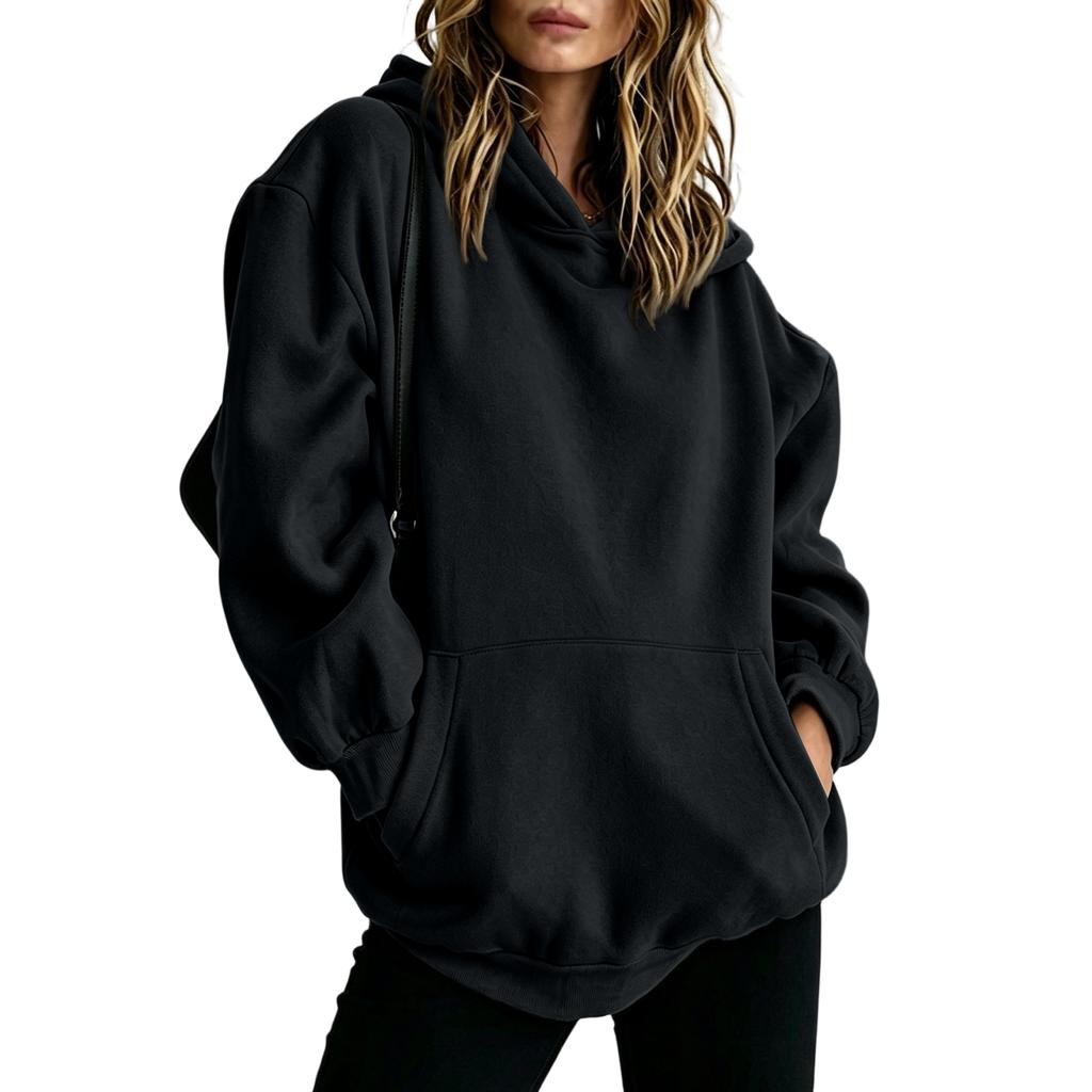 Women's Oversized Lined Hoodie Casual Sweatshirt for Everyday Wear