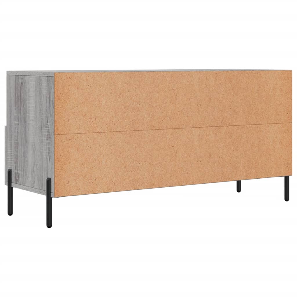 TV Cabinet Gray Sonoma 102 x 36 x 50 cm Particleboard