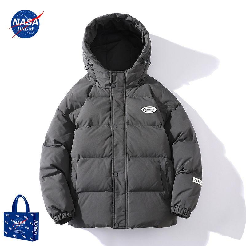 Nasa Co-Branded 2024 Winter New Men's Jacket, Thickened Warm Cotton Coat, Trendy and Stylish Men's Cotton Clothing