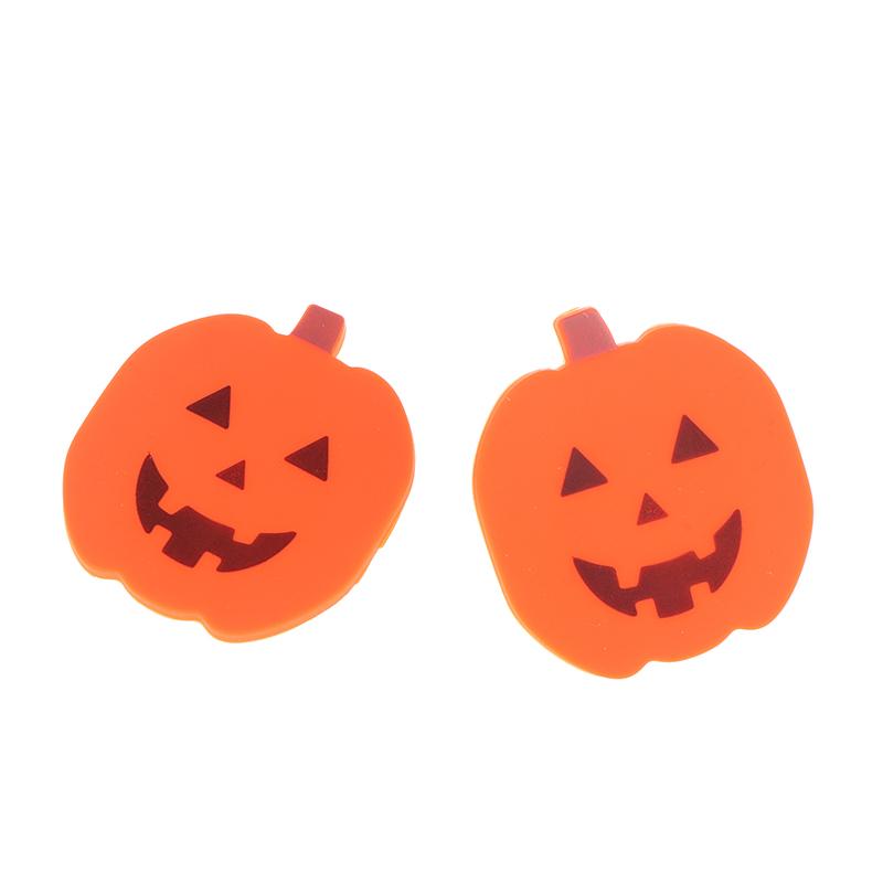 

2Pcs Halloween Pumpkin Knob Button Cover Pumpkin Shape Door Handle Protective Cover Cabinet Pull Gloves Drawer Button Cover