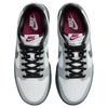 Nike Dunk Low LX Glitter Swoosh Sneakers da Donna Grigio Bianco Grigio Fumo Chiaro HQ3462-191