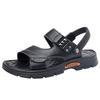 Men's shoes summer cowhide sandals men go out soft-soled outer wear dual-purpose slippers casual sandals beach shoes 2025