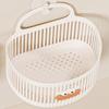 1PCS Small Hanging Basket Storage Basket Bathroom Bathroom Face Towel Storage Basket Kitchen Dormitory Bedside Wall-mounted Hanging Basket