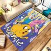 Custom Personalization Adventure Time Area Rug - Perfect For Kitchen, Bathroom,Laundry Room Decor Large Size Available,Gift All Seasons