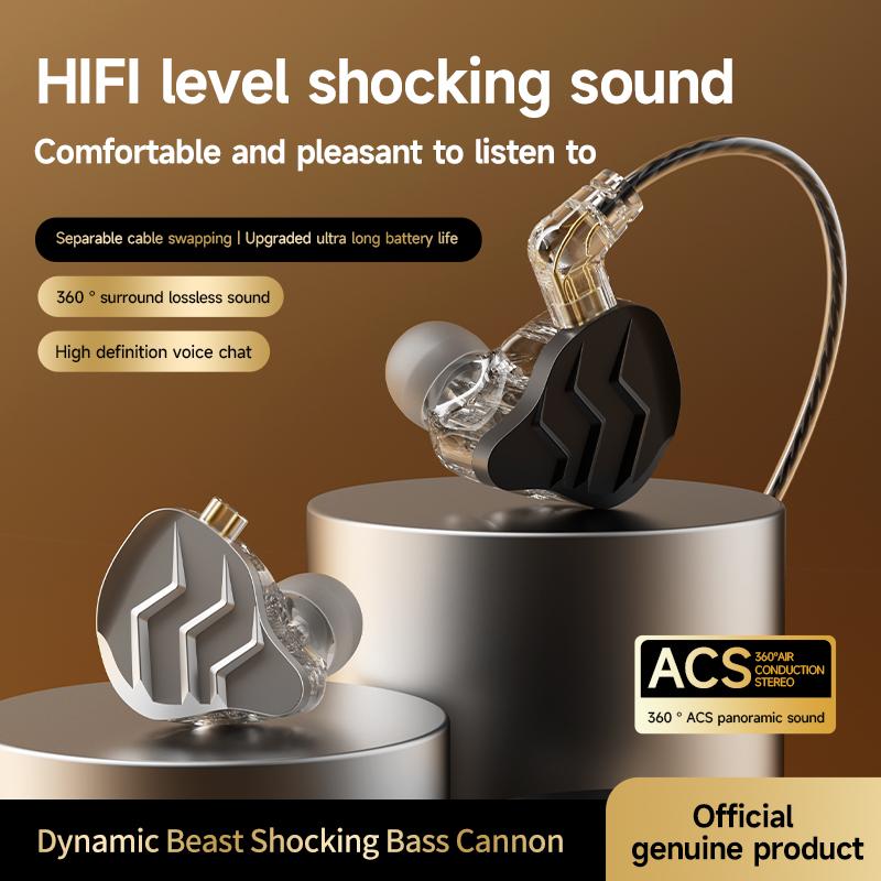 Digital Chip Wired Earphones 3.5mm AUX/Type C 9D HiFi Surround Heavy Bass In-Ear Headsets For Samsung Huawei Xiaomi OPPO iPad PC