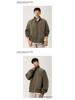 Men's Winter Retro Loose-Fit Bomber Jacket - Stand Collar, Padded, American Trendy Style