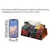 1/2pcs Minimalist PU Leather Tissue Box Cover, Simple Design for Living Room Kitchen Office, Multi-Purpose Home Organizer