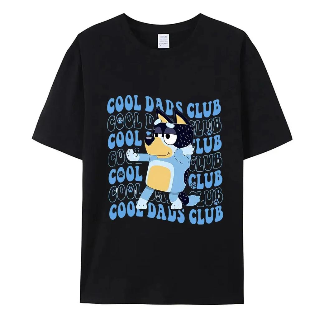 Mama und Papa Damen Herren T-Shirt Neu Süßes Oberteil Sommer Familien Set Animation Schwarzweiß T-Shirt Familienkleidung Geschenk