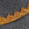 2 Yards Sequined Lace Trim Fabric Ribbon DIY Crafts 4CM Wide