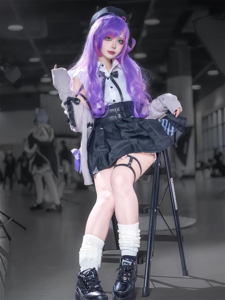 VTuber Cosplay Towa Tokoyami Cosplay Costume VTuber Cosplay Towa Towa Cosplay Costume Virtual YouTuber VTuber Cosplay Hololive [NOKIJP] Towa-sama