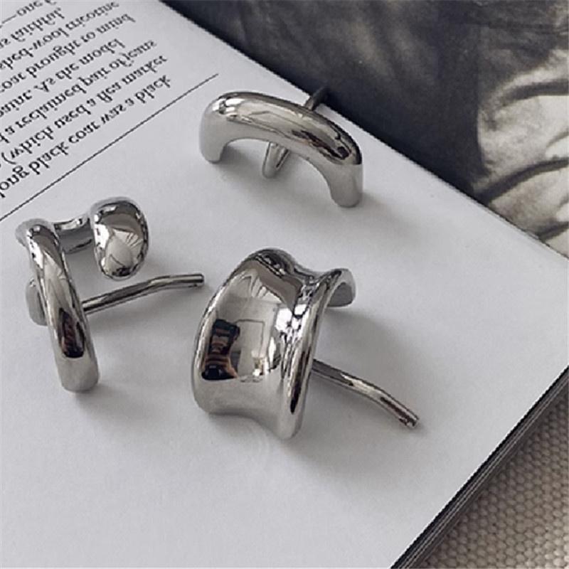 3 Piece Geometric Metal Hair Clips Simple Hairpin Low Ponytail Hair Claws Women Girls Fashion Hair Accessories Set