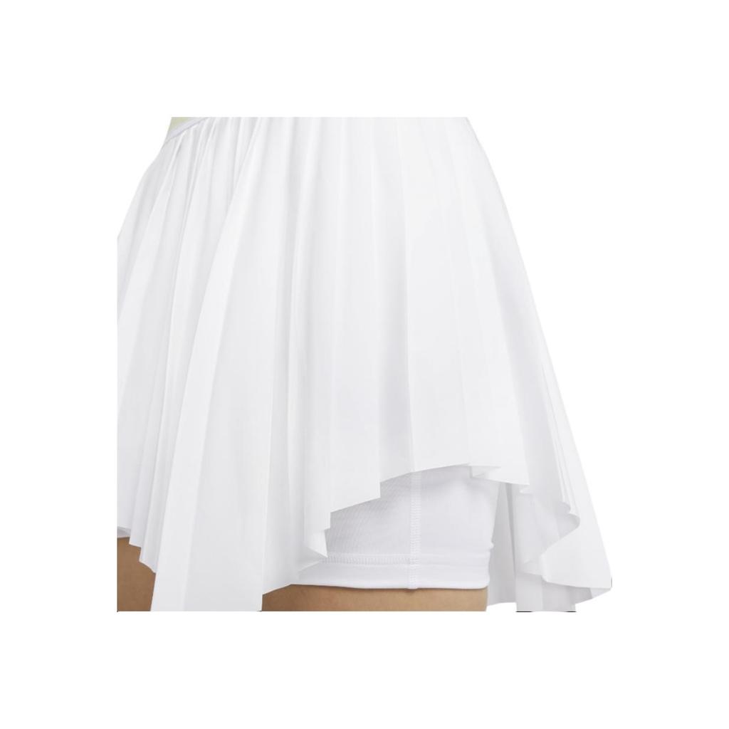 Nike Comfortable Soft Fashionable Elastic High-Waisted Pleated Skirt Casual Short Skirt Women Skirts White HM4588100