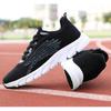 Unisex White Sports Shoes, Mesh Breathable Lightweight Running Shoes, Soft Soled Casual Walking Shoes