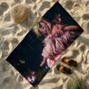 Singer M-Melanie Portals M-Martinez Towel Soft Lightweight Anti-Sand Large Beach Towel Quick-Drying Bath Sports Family