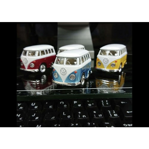 FunnyWagen Bus, 4 Metallic Colors, Set of 4