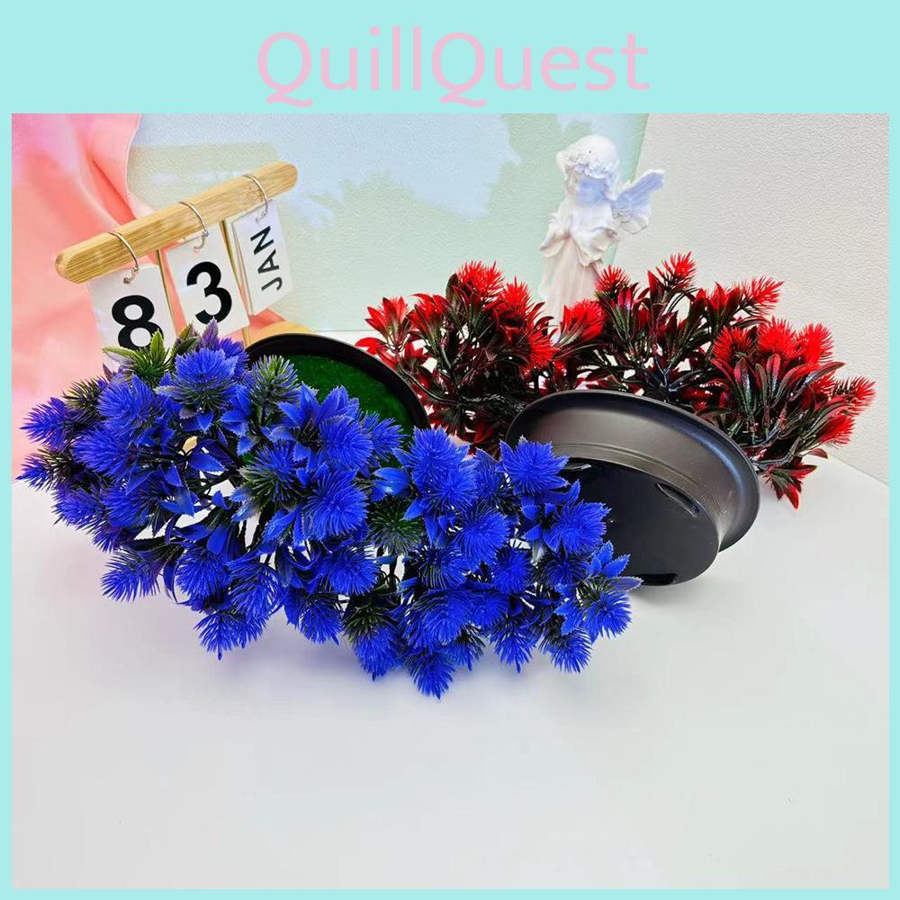 Pine Guests Greeting Artificial Tree Potted Plant For Garden And Office Display