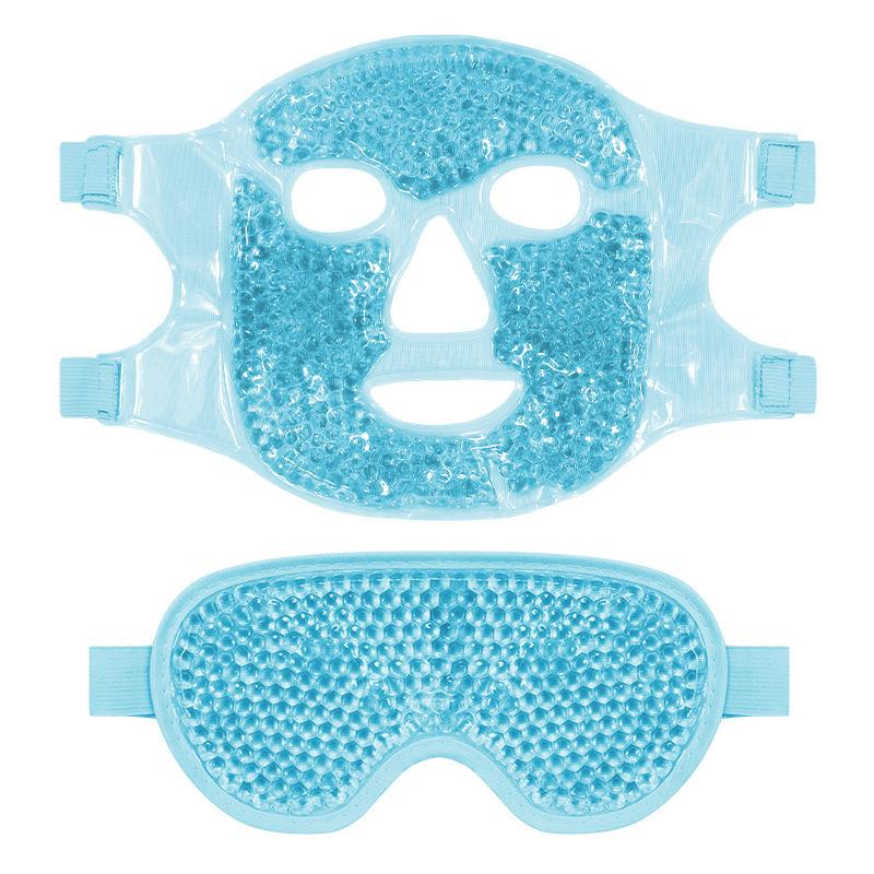 Gel rafraîchissant pour le visage, compresse chaude et froide, masque réutilisable, soulagement de la pression, yeux gonflés, migraines, soins de la peau