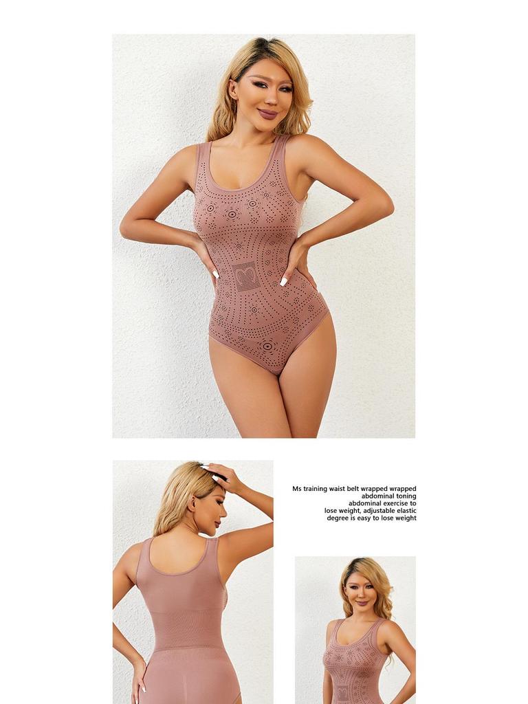 Enhanced Seamless Postpartum Bodysuit: 3.0 Shaping Slimming Body Shaper with Abdomen Control & Hip Lift for Women