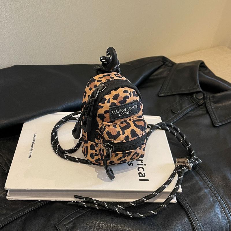 Mini Wallet, Unisex Couple's Crossbody Bag, Portable Phe Earphes Keychain, Casual Hip-Hop Multi-Purpose New Style