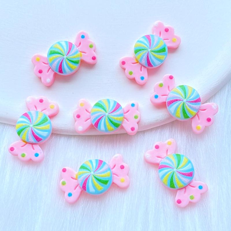 10/20Pcs New Resin Mini Candy / Lollipop Series Flat back Cabochons Scrapbooking DIY Jewelry Craft Decoration Accessories