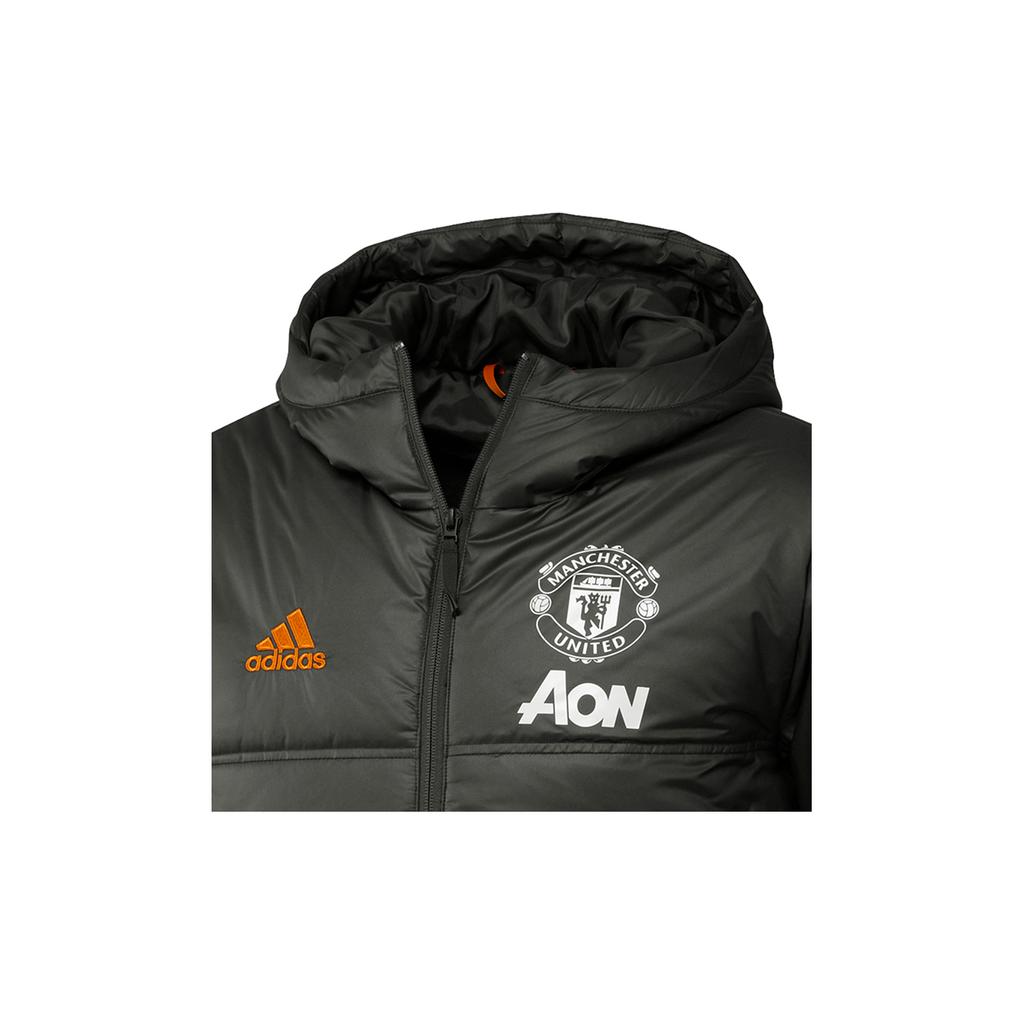 adidas Mufc Chaqueta de Algodón con Capucha para Deportes al Aire Libre Invierno Chaqueta para Hombre Verde Militar FR3682