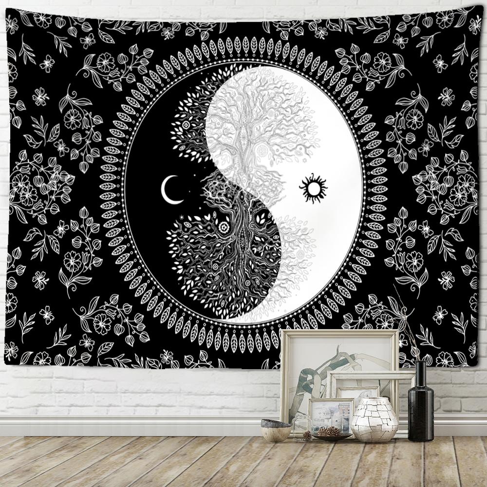 Indian Mandala Tapestry Wall Hanging Bohemian Art Hippie Tapiz Witchcraft Dormitory Bedroom Room Home Decor